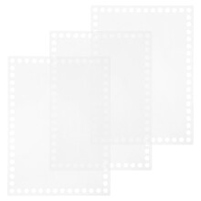 3 Stuks Acryl Haakbasis Transparant Weefbord Voor Tassenbodems