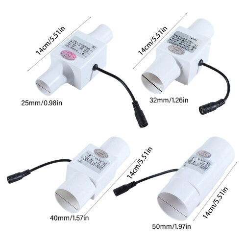 Low Noise Ventilation Fans For Continuous Ventilation In-25mm 2