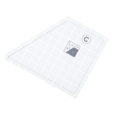 3/4/5Pcs Sewing Ruler Set for Quilting Clear-4 piece set C