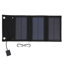 Faltbares Solarladegerät, hochwertiges Material für Langlebigkeit, monokristalline Solarzellen für optimale Energieumwandlung, tragbar und