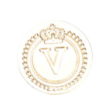 Crown Letters Wax Seal Stamp English Letters Sealing Wax- V