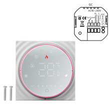 Programmierbarer Smart-Thermostat mit LED-Display, energiesparend, hochpräzise, flammhemmend, benutzerfreundliche Oberfläche, Temperaturregelung,