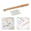 Embroidery Hook Wood Handle Includes Needle (0.8mm, 1.0mm, 2