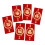 6pcs Elegant Glittering Matte Finish New Year Envelopes-JC5948 1