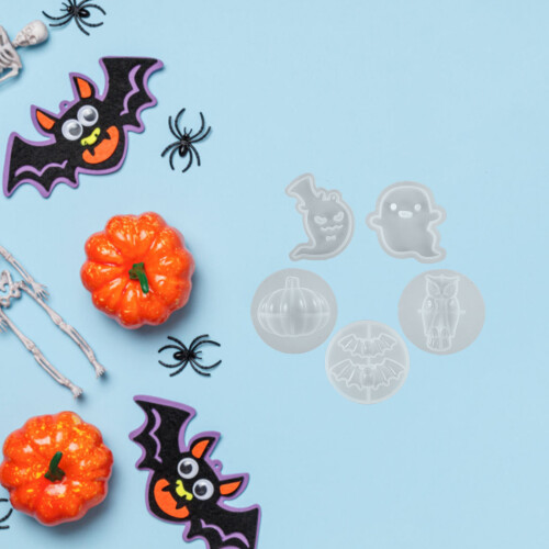 Conjunto Silicone E Para Resina Halloween Diy 2