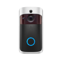 Sonerie cu stocare în cloud, cameră video wireless WiFi cu vedere nocturnă, senzor infraroșu pasiv, rezistentă la apă IP65 pentru