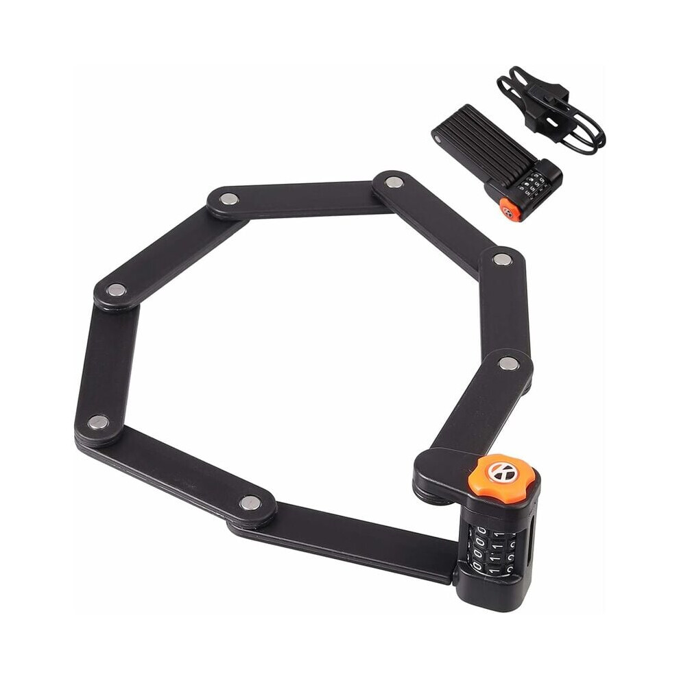 Unbreakable Defense, Folding Bike Lock With Anti Theft, Waterproof Material, Compact Lightweight For Heavy Duty Security, Easy To Carry, Smart Secure 9454554471631