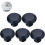 Runde knotter i matt sinklegering, fint grep og solid konstruksjon 1
