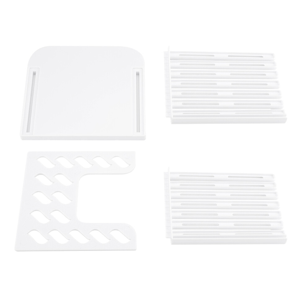 Bread Slicer for Kitchen, Customizable Thickness Foldable Design, Cutting Guide with Superior Quality PP Plastic, Consistent Slicing for Loaf Toast Ba