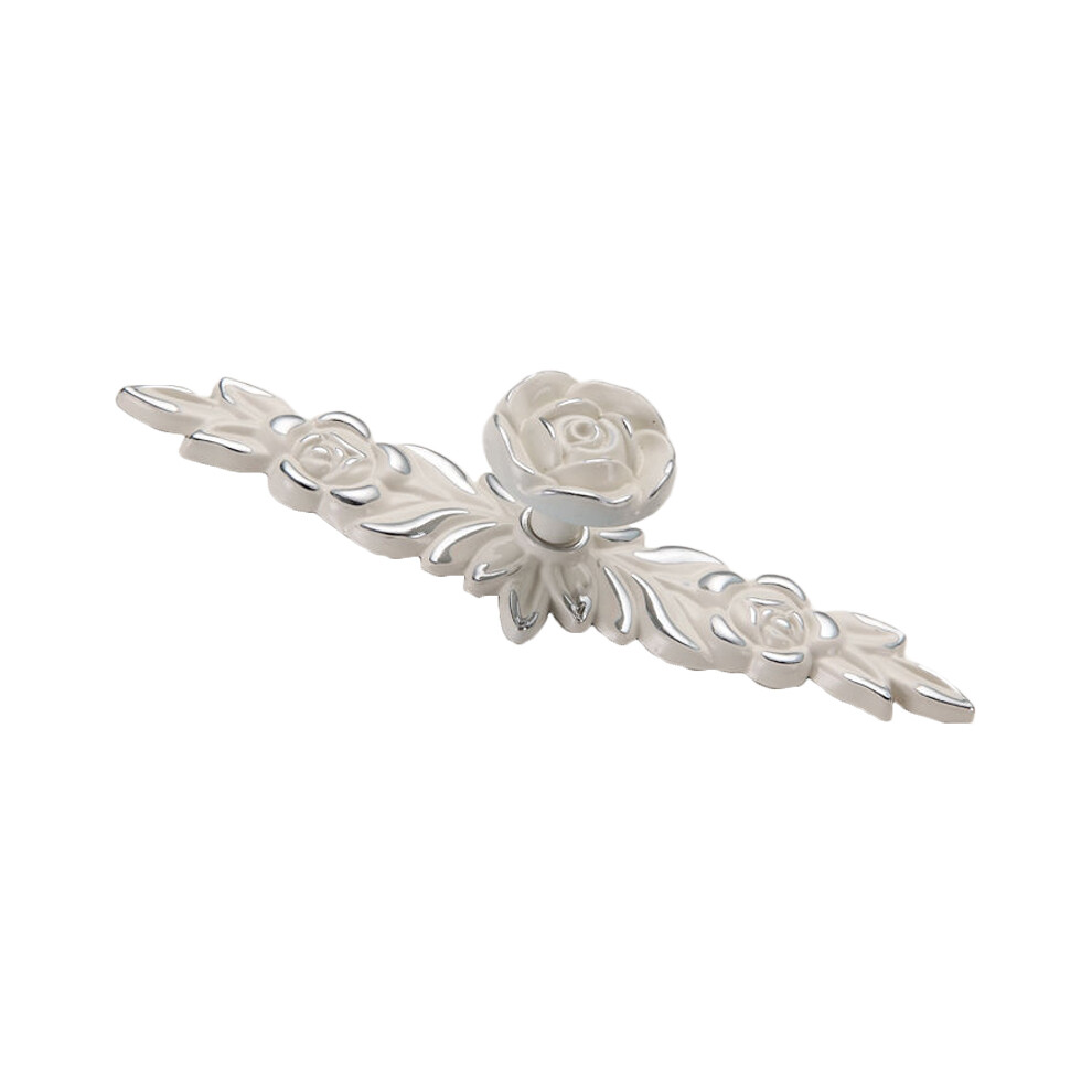 Vintage Rose Cabinet Knob Set Elegant Drawer Pull Handles Retro Furniture Hardware European Style Decorative Cabinet Knobs For Dresser Vanity Cupboard 9454554451664