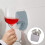 Durable Construction Bath Organizer, Wall Mounted Bathtub Wine Glass Holder With Secure Suction Cups 4