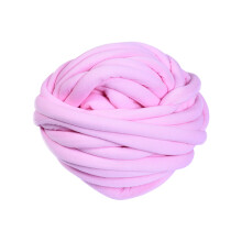 Bulky Cotton Yarns Soft Crochet Yarns 18.59YardX2cm For-Pink