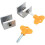 Window Security Solution, Adjustable Security Locks, High-Quality Slider Window Locks for Enhanced Home Protection, Easy to Install, Fits Various Wind 5
