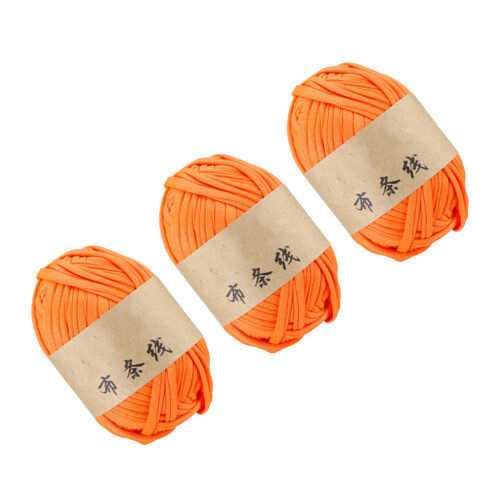 3 Rolls Stretchy Polyester Cord 32.8Yard Per Roll Elastic-A