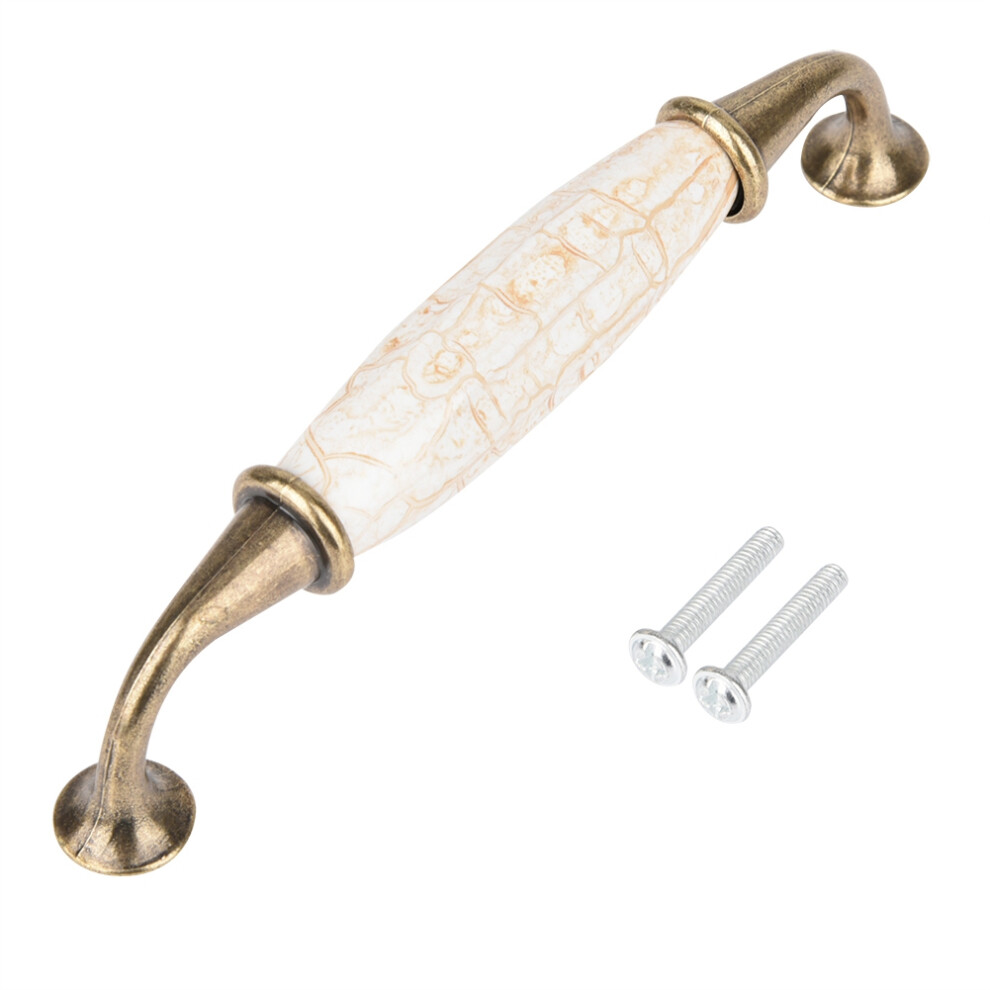 Kitchen Knob Handle With Golden Decoration, Antique Style Zinc Alloy Base, Furniture Decor For Drawer, Wardrobe, Cabinet, Closet 9454554446356