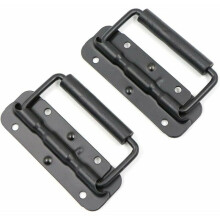 Ytmonterade handtag, verktygslådehandtag med automatisk retur för kraftiga brösthandtag, infällt stålhandtag med zinkfinish