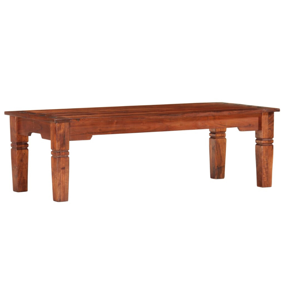Vidaxl Solid Acacia Wood Coffee Table Bedroom Living Room Tea Table Furniture