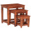 VidaXL vidaXL 3x Solid Acacia Wood Nesting Table Coffee Side Tea Accent Stand Desk 11