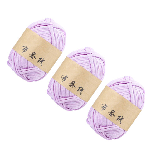 3 Rolls Soft Polyester Craft Cord Elastic Braiding Thread-B