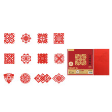 24Pcs Paper Cuttings Craft Set with Video-Advanced version