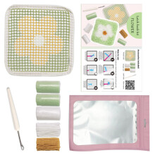 Riegelhaken-Sets, Untersetzer-Stricksets,-Hellgrün