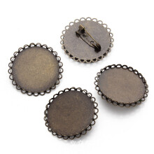 5 Stks Diy Broche Achterkant Antieke Kraagpeld Sieraden