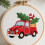 Christmas Themed Embroidery Set with Instruction Stitching-6 6