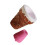 Flexible Silicone Ice Cream Mould Plasters Cup Candle Craft-A 1