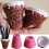 Flexible Silicone Ice Cream Mould Plasters Cup Candle Craft-A 4