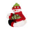 Santa Snowmans Christmas Tree Toppers Soft Textile-A 1