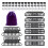 100 Stück Karabinerverschlüsse, Hardware-Schnallen-Set, D-Ringe, 1
