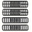 100 Stück Karabinerverschlüsse, Hardware-Schnallen-Set, D-Ringe, 6