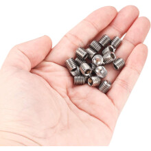 Allen Head Socket Set Screw Assortment, Stainless Steel Grub Screw for Electronics and Communication Products, Hex Drive for Quick Installation and Co