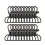 100 Stück Karabinerverschlüsse, Hardware-Schnallen-Set, D-Ringe, 7