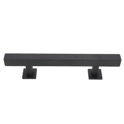 Mânere pentru uși de hambar vopsite în câmp electrostatic negru, mânere ergonomice din oțel solid, rezistente, pentru utilizare în interior 1