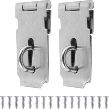 Gladde, elegante sluiting met grendel voor hangsloten, verfijnde afwerking, corrosiebestendig, geschikt voor tuinpoorten, achterpoorten, kasten of