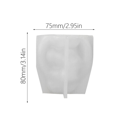 Hübsche 3D-Hasen-Silikonformen, Backformen, Gipsformen, 2