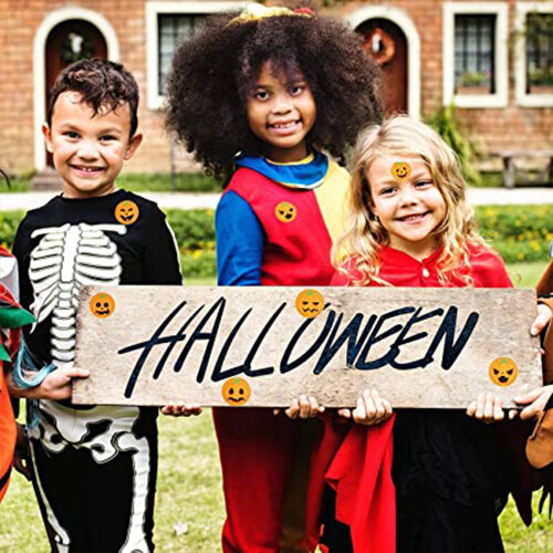 Αυτοκόλλητα Halloween, Ευρεία Εφαρμογή για Halloween Party, Δώρα σε Τσάντες με Γλυκά, 2