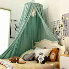 Dossel de cama de conto de fadas, dossel de tecido macio e agradável ao toque para meninas, com proteção contra insetos e fácil instalação,