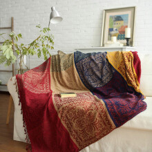 Boho dekorace do pokoje, přehozy z žinylkové žakárové látky, měkké a prodyšné deky pro všechna roční období, 150x190 cm, zářivě