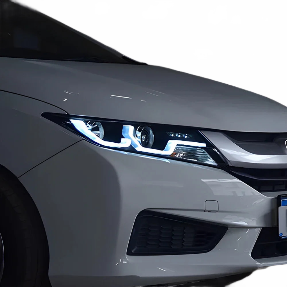Honda City 2014-2019 Led Headlights Upgrade: High-Quality Dual Projector Lens Assembly 7445017125170