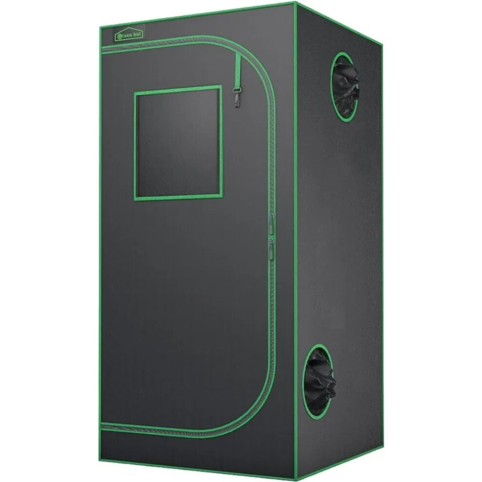Hydroponics 3X3 Grow Tent With Observation Window & Floor Tray - 36X36x72 Indoor Plant Growing Solution 313052719746