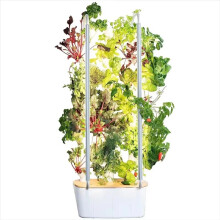 Organic Hydroponic Herb & Vegetable Indoor Growing Kit with LED Grow Lights