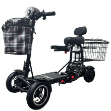 2024 EU 500W 15.6Ah Folding Electric Mobility Scooter for Elderly - 4-Wheel, Brushless Motor, with Disabled-Friendly Light