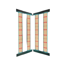 Kingbrite 240W LM281B & LM301H 4-Bar Grow Light with 660nm UV/IR for Indoor Plants - 2024 Model