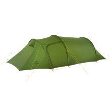 Naturehike Opalus Tunnel Tent - 2 to 4 Person Camping Shelter with 20D Silicone & 210T Polyester Fabric, Includes Free Mat