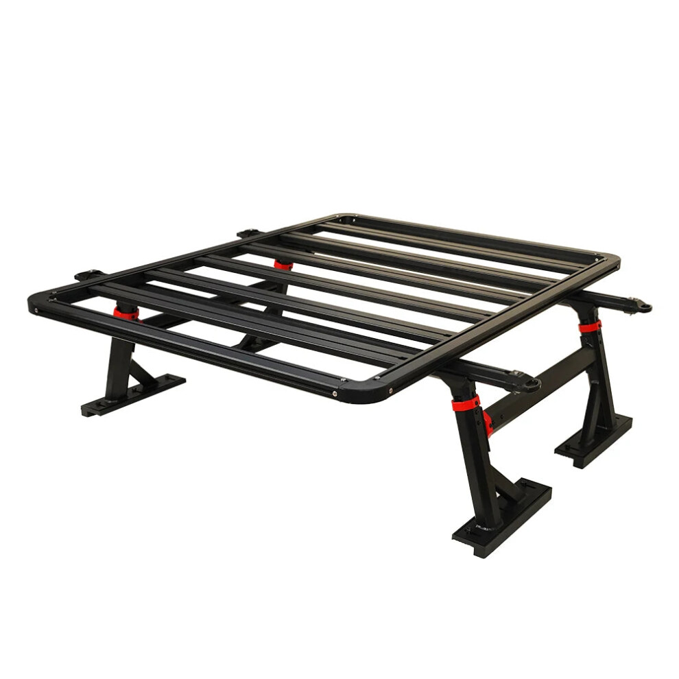 4X4 Offroad Roof Luggage Rack For Hilux & F150 - Heavy-Duty Car Trunk Basket & Bracket Support 313044534562