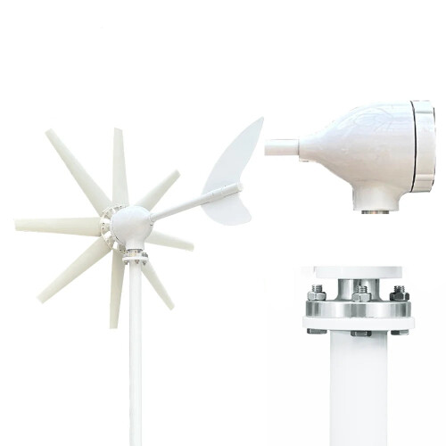 High-Efficiency 3000W Wind Turbine Off-Grid Power System - Multi-Voltage Output for Home Appliances