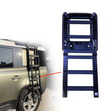 Premium Aluminum Alloy Telescopic Side Ladder for Land Rover Defender