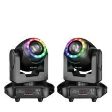 Vibrant 100W LED Moving Head Light with Rainbow Halo Effect for Parties & Events